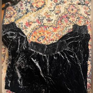 Anthropologie Gloria Velvet Joggers size small